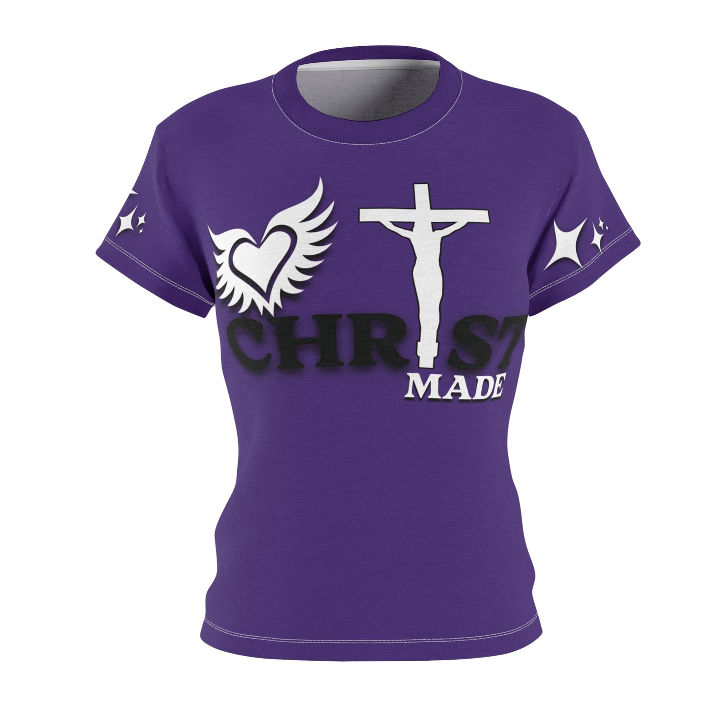 Christ Made women's Tee (Purple)