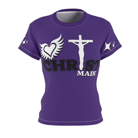 Christ Made women's Tee (Purple)