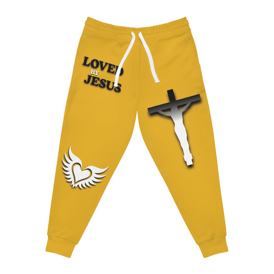 Christ made Women's Joggers (Yellow)