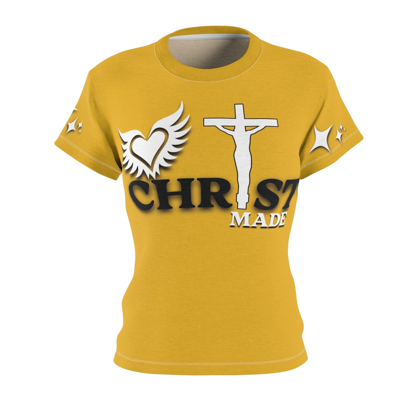 Christ Made women's Tee (Yellow)