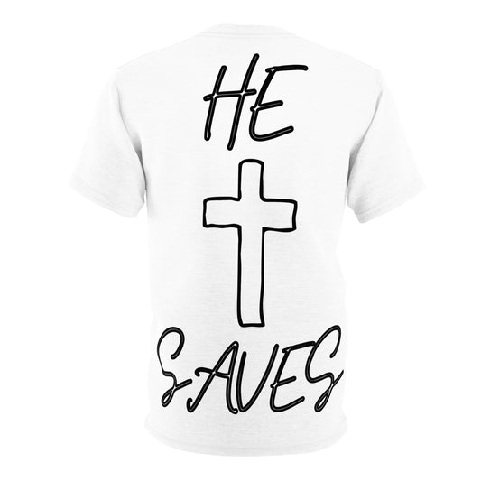 He saves silk soft tee