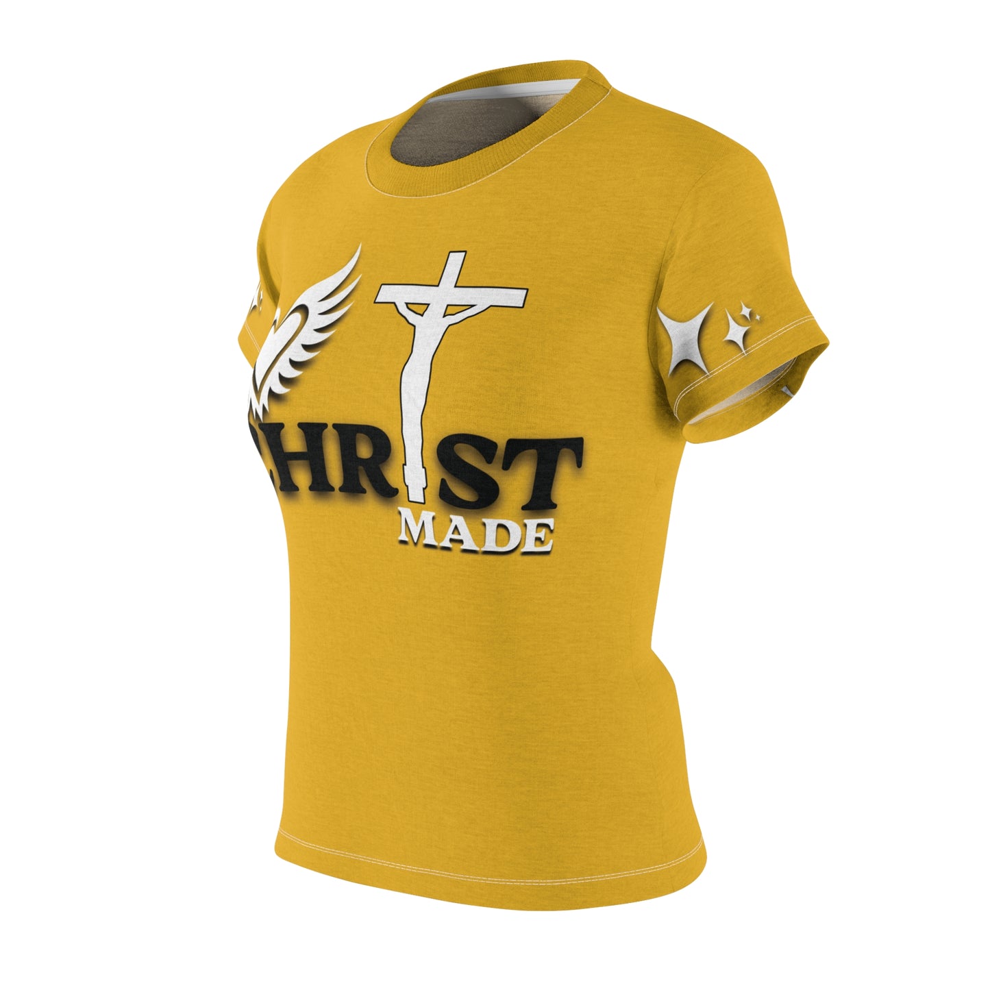 Christ Made women's Tee (Yellow)