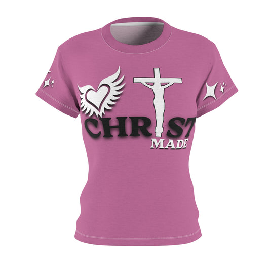 Christ Made women's Tee (Pink)