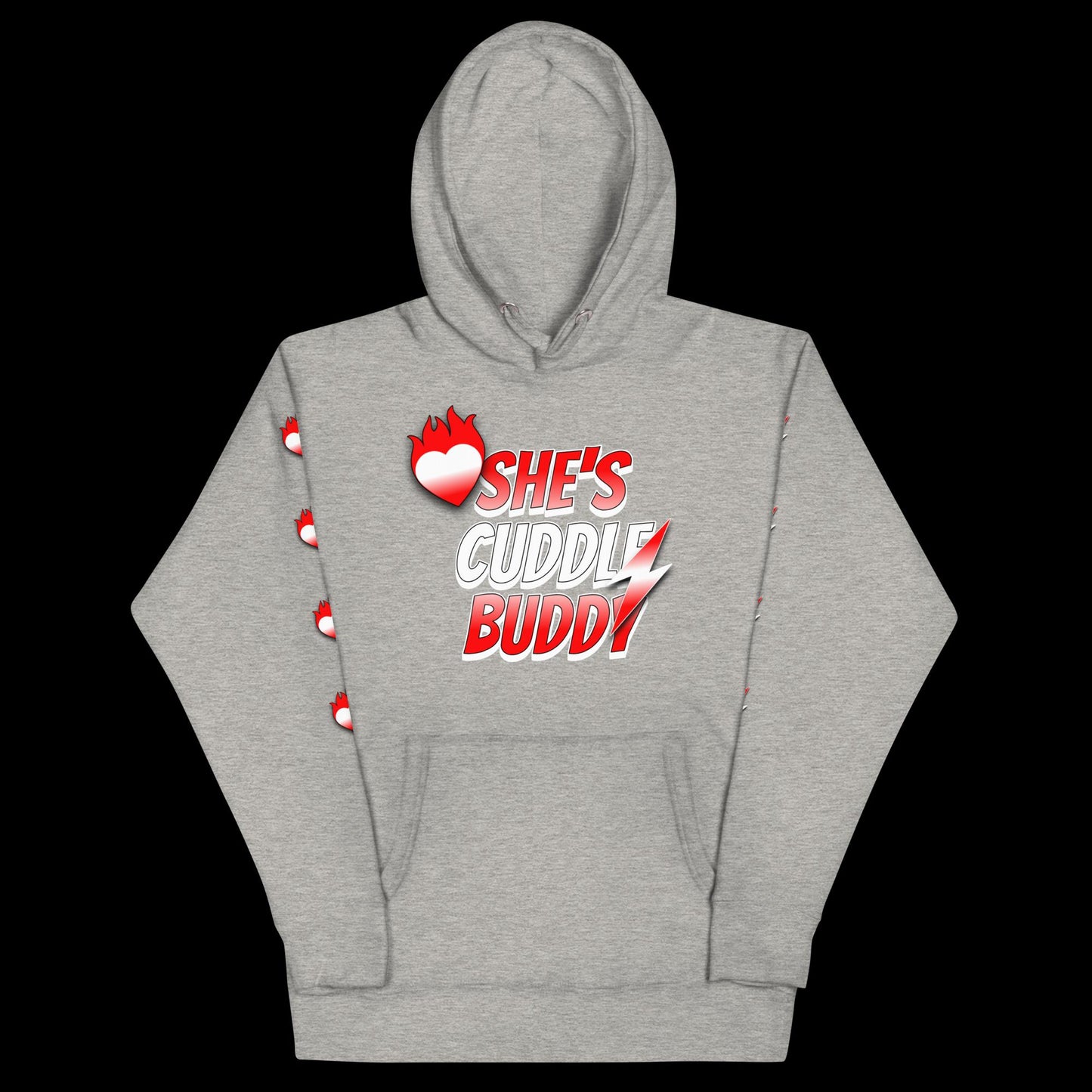 Shes cuddle buddy couples Hoodie